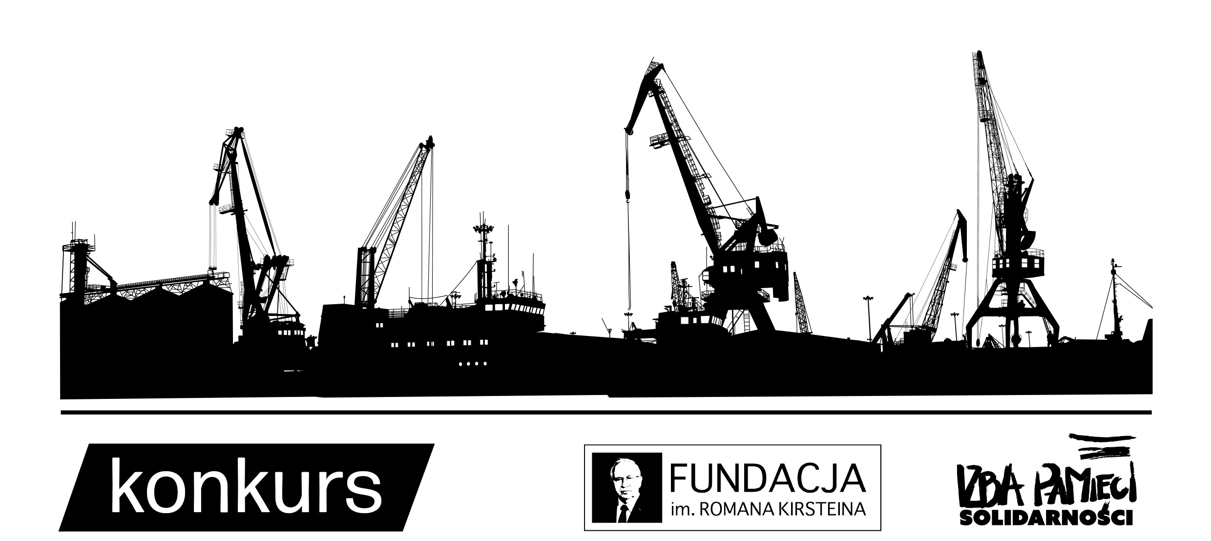 plakat konkursowy autorstwa Agnieszki Rybki z Fundacji im. Romana Kirsteina